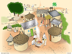 Sahel and North Africa village